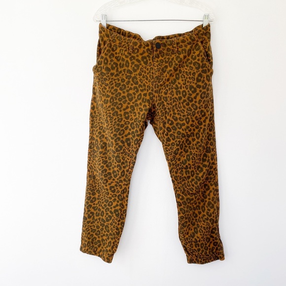 Sanctuary x Anthropologie Leopard Print Joggers MP - Picture 3 of 11